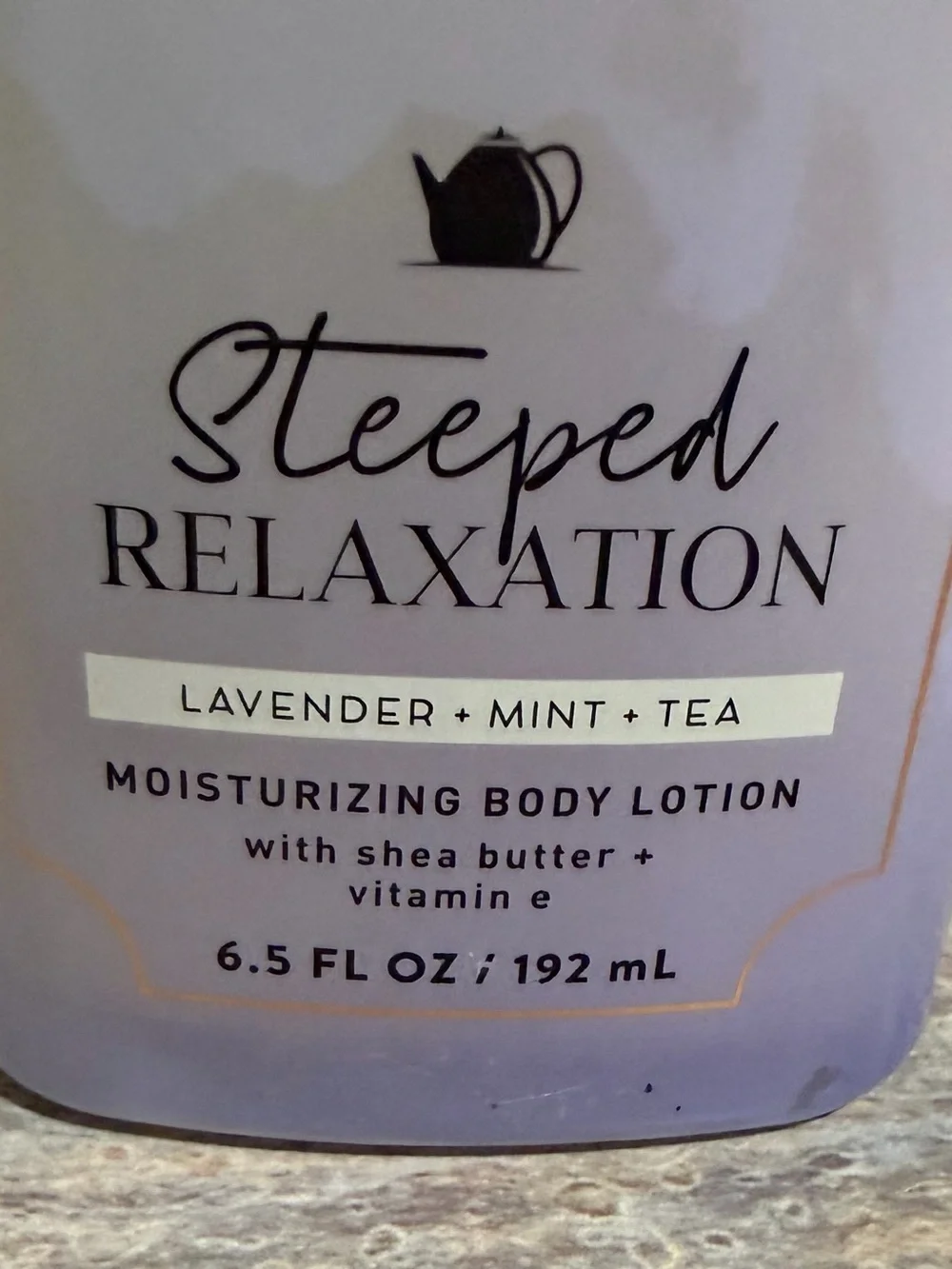 Bath & Body Works Country Chic & Steeped Relaxation Lavender-Mint-Tea Lotions